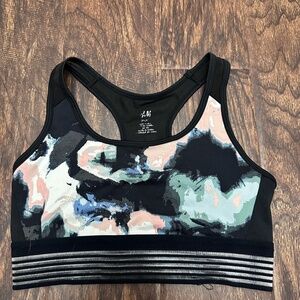 H&M Abstract Print Sports Bra